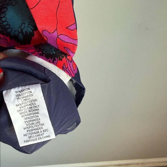 Trina Turk Blue Note Floral Mini Dress 12 - Picture 10 of 15